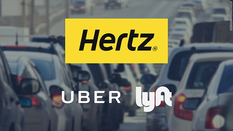 Hertz teams up with Uber and Lyft