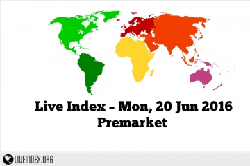 Live Index – Mon, 20 Jun 2016 Premarket