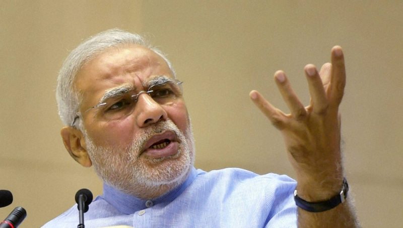 India : Modi calls for move towards cashless society