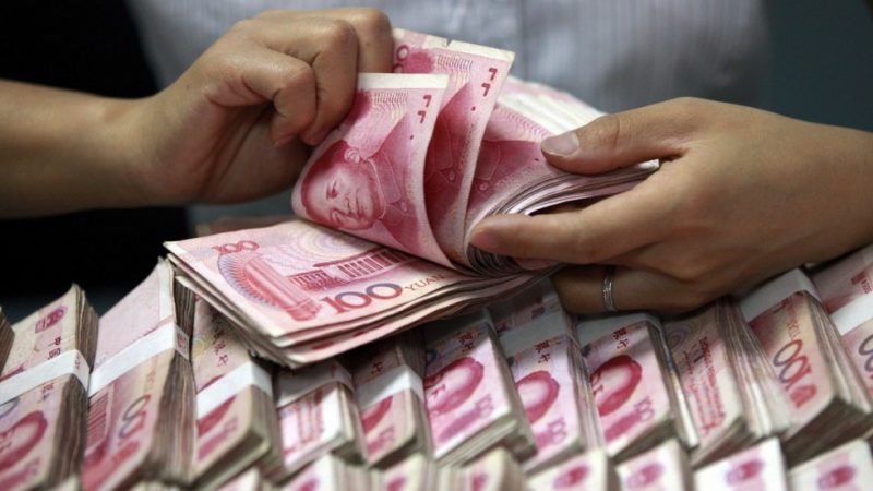 China’s Yuan closes up nearly 1 percent against the dollar