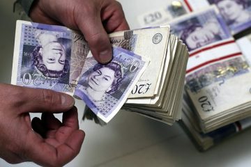 Sterling drifts lower before labour, wages data