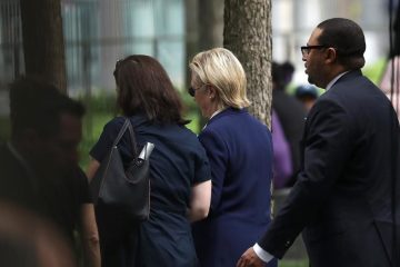 US : Clinton falls ill at 9/11 memorial, later says ‘feeling great’