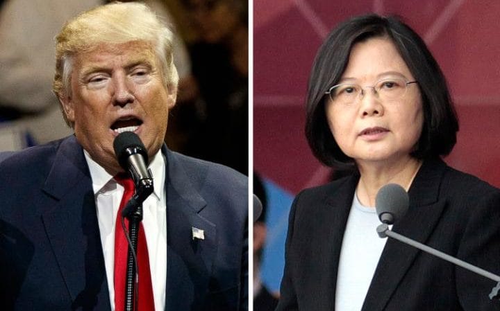 China blames Taiwan for president’s “petty” phone call with Trump