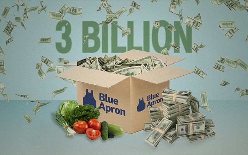 Blue Apron says it could be worth $3 billion