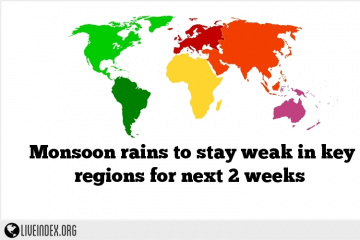 Monsoon rains to stay weak in key regions for next 2 weeks
