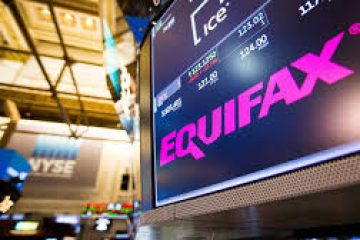 Equifax shares plunge again — 35% in past week