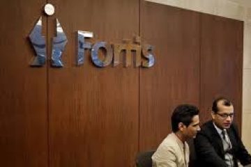 Fortis picks underdog in five-way bidding war; shares fall