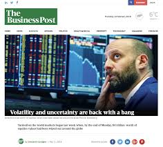 Market uncertainty is back