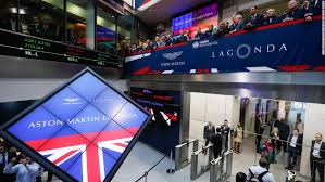 Aston Martin falls 5% in London IPO