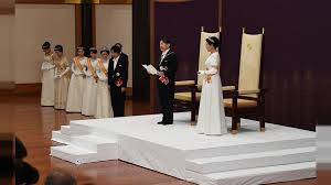 Japan’s Emperor Naruhito pledges to work as symbol of the people