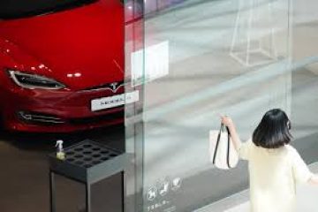 Cars, a cocktail and a celebrity: South Koreans succumb to Tesla fever