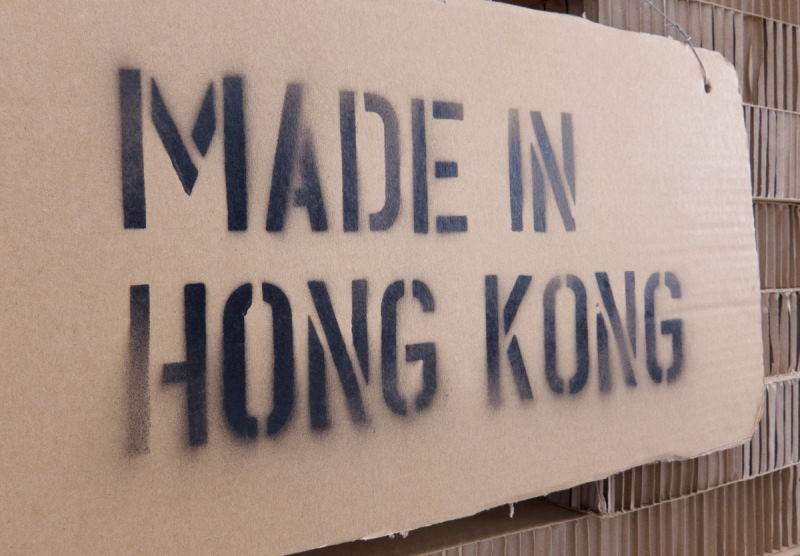 Hong Kong goods for export to U.S. to be labelled made in China