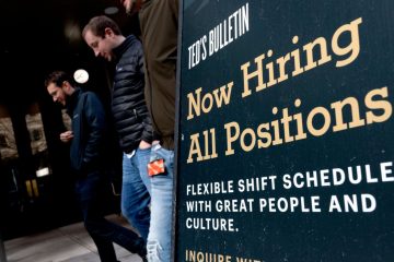 U.S. jobless claims hold steady at 20-month high, current account gap widens