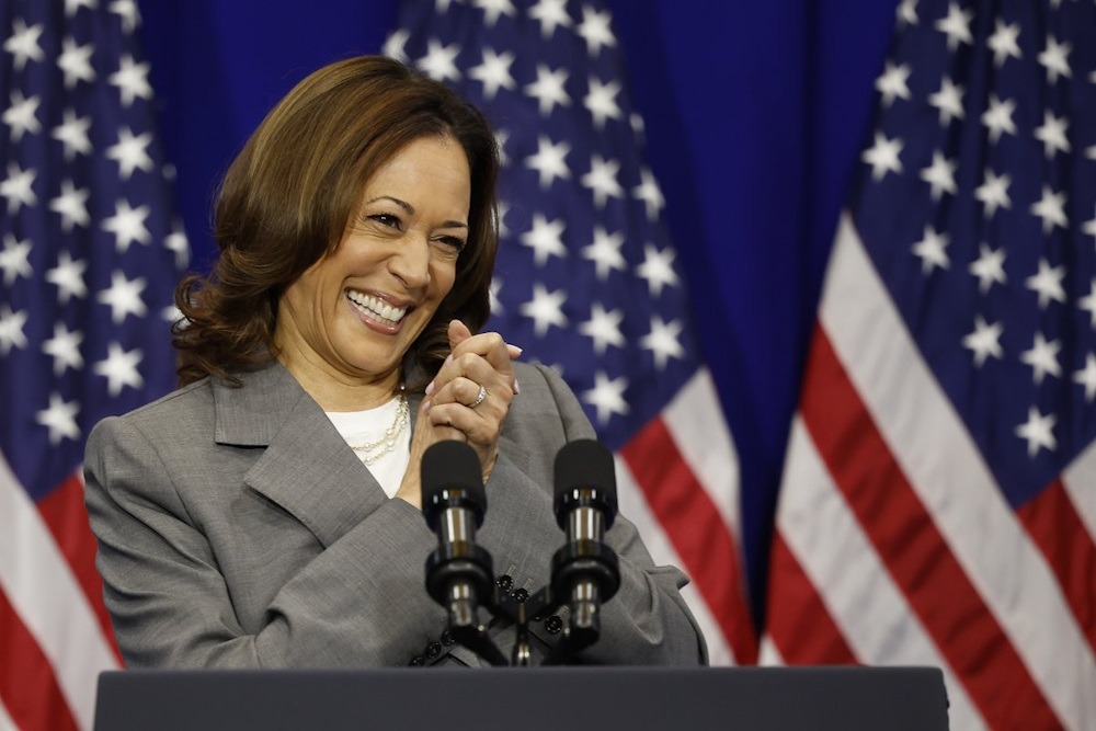 Who is vying to be Kamala Harris’s vice president?