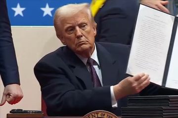 Trump’s first day in office signing orders