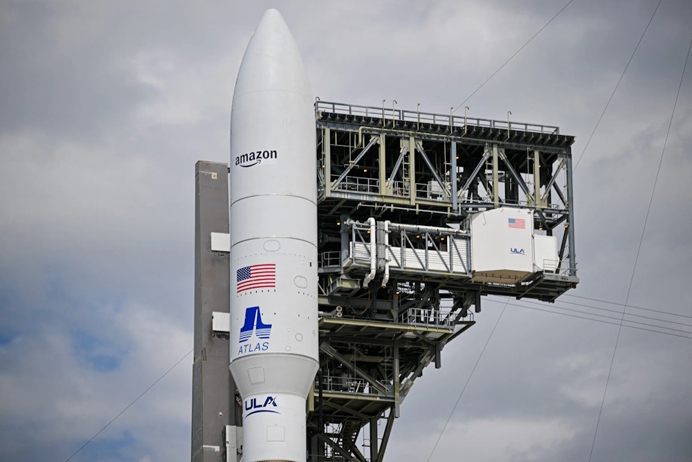 Amazon launches first internet satellites to challenge Starlink