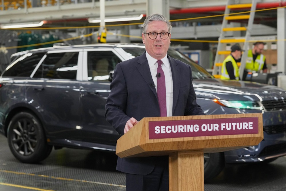 UK launches historic US trade deal at Jaguar Land Rover manufacturing
