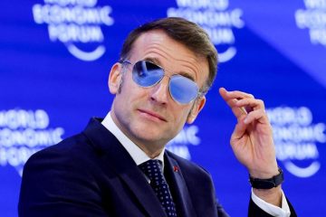 Macron’s Davos sunglasses reflected Trump-Macron friction