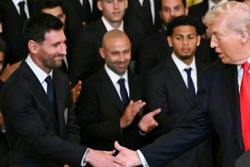 Messi Meets Trump at the White House