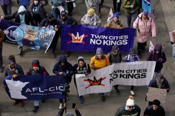 ‘No Kings’ Trump demonstrations draw huge numbers in US, Europe